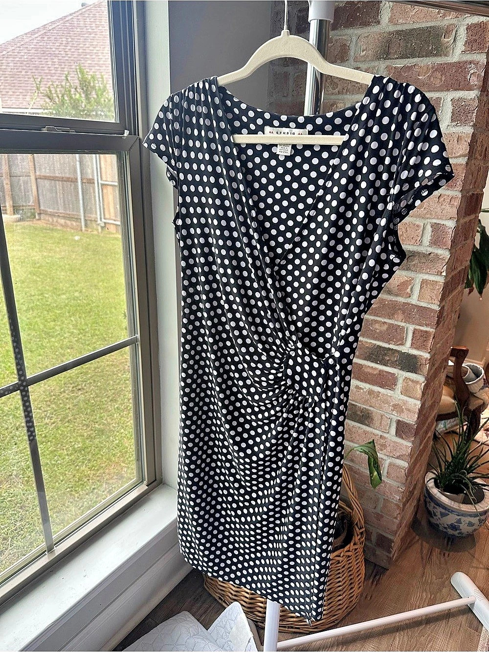 A&A Studio Polka Dot Mini Dress Size 10